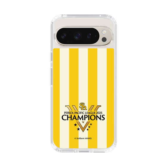 スリムプロテクションケース［ 福岡ソフトバンクホークス - PERSOL PACIFIC LEAGUE 2025 CHAMOIONS ロゴ - ストライプ ］