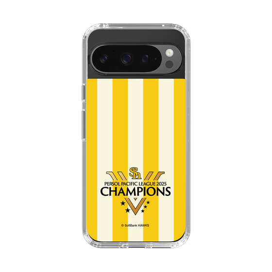 スリムプロテクションケース［ 福岡ソフトバンクホークス - PERSOL PACIFIC LEAGUE 2025 CHAMOIONS ロゴ - ストライプ ］