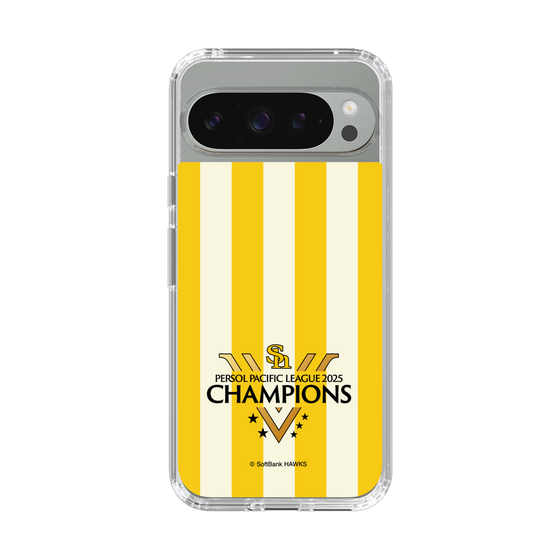 スリムプロテクションケース［ 福岡ソフトバンクホークス - PERSOL PACIFIC LEAGUE 2025 CHAMOIONS ロゴ - ストライプ ］