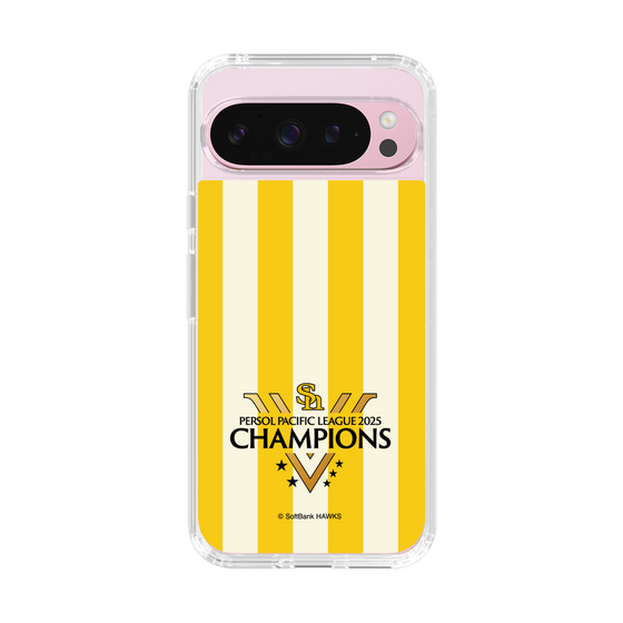 スリムプロテクションケース［ 福岡ソフトバンクホークス - PERSOL PACIFIC LEAGUE 2025 CHAMOIONS ロゴ - ストライプ ］