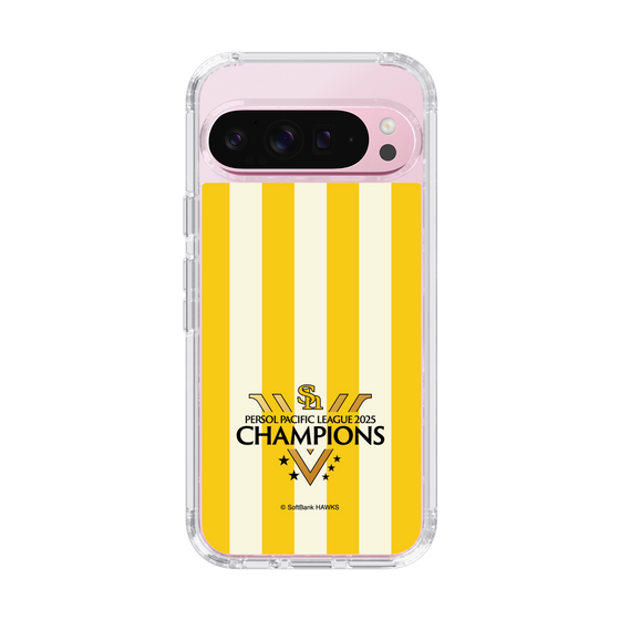 スリムプロテクションケース［ 福岡ソフトバンクホークス - PERSOL PACIFIC LEAGUE 2025 CHAMOIONS ロゴ - ストライプ ］
