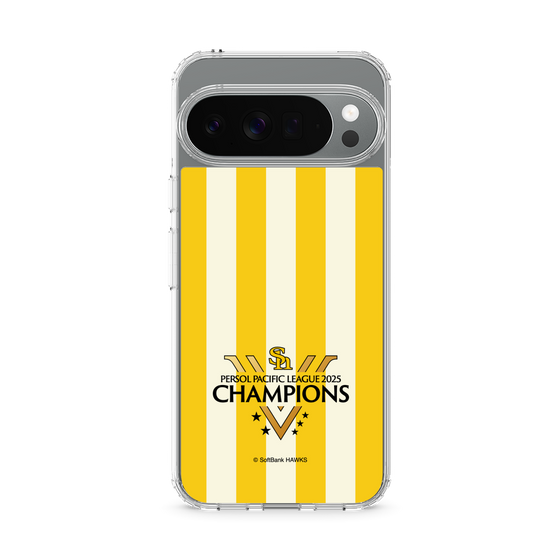 スリムプロテクションケース［ 福岡ソフトバンクホークス - PERSOL PACIFIC LEAGUE 2025 CHAMOIONS ロゴ - ストライプ ］