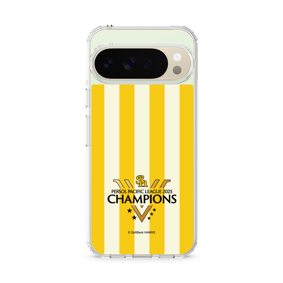 スリムプロテクションケース［ 福岡ソフトバンクホークス - PERSOL PACIFIC LEAGUE 2025 CHAMOIONS ロゴ - ストライプ ］