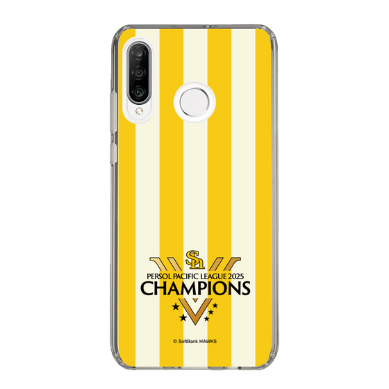 スリムプロテクションケース［ 福岡ソフトバンクホークス - PERSOL PACIFIC LEAGUE 2025 CHAMOIONS ロゴ - ストライプ ］