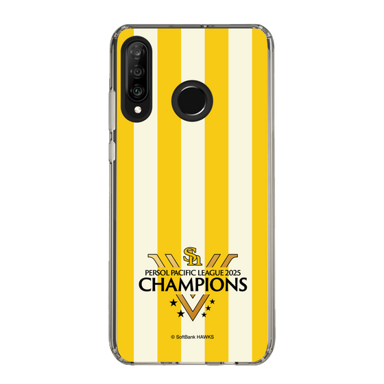 スリムプロテクションケース［ 福岡ソフトバンクホークス - PERSOL PACIFIC LEAGUE 2025 CHAMOIONS ロゴ - ストライプ ］