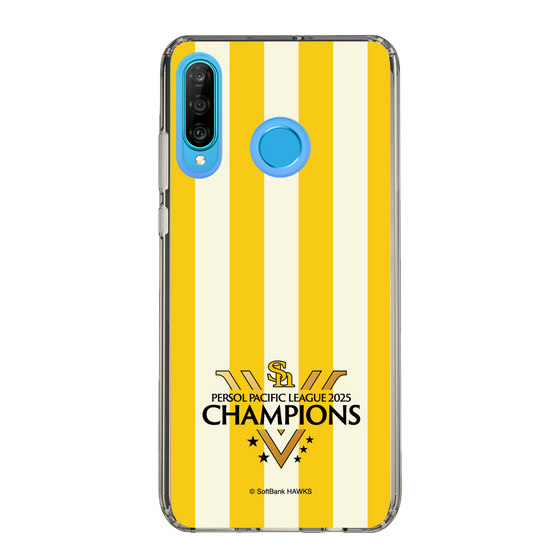 スリムプロテクションケース［ 福岡ソフトバンクホークス - PERSOL PACIFIC LEAGUE 2025 CHAMOIONS ロゴ - ストライプ ］