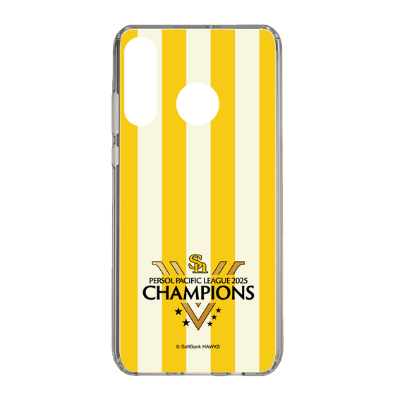 スリムプロテクションケース［ 福岡ソフトバンクホークス - PERSOL PACIFIC LEAGUE 2025 CHAMOIONS ロゴ - ストライプ ］