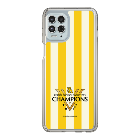 スリムプロテクションケース［ 福岡ソフトバンクホークス - PERSOL PACIFIC LEAGUE 2025 CHAMOIONS ロゴ - ストライプ ］