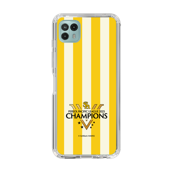 スリムプロテクションケース［ 福岡ソフトバンクホークス - PERSOL PACIFIC LEAGUE 2025 CHAMOIONS ロゴ - ストライプ ］