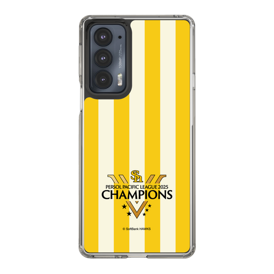 スリムプロテクションケース［ 福岡ソフトバンクホークス - PERSOL PACIFIC LEAGUE 2025 CHAMOIONS ロゴ - ストライプ ］