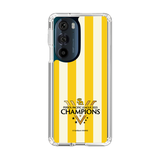 スリムプロテクションケース［ 福岡ソフトバンクホークス - PERSOL PACIFIC LEAGUE 2025 CHAMOIONS ロゴ - ストライプ ］
