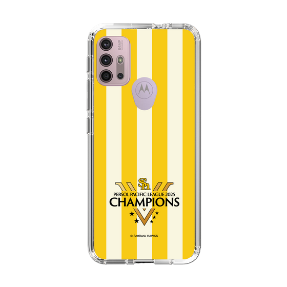 スリムプロテクションケース［ 福岡ソフトバンクホークス - PERSOL PACIFIC LEAGUE 2025 CHAMOIONS ロゴ - ストライプ ］