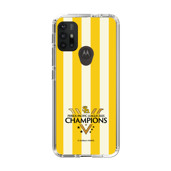 スリムプロテクションケース［ 福岡ソフトバンクホークス - PERSOL PACIFIC LEAGUE 2025 CHAMOIONS ロゴ - ストライプ ］
