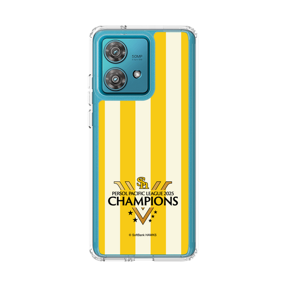 スリムプロテクションケース［ 福岡ソフトバンクホークス - PERSOL PACIFIC LEAGUE 2025 CHAMOIONS ロゴ - ストライプ ］