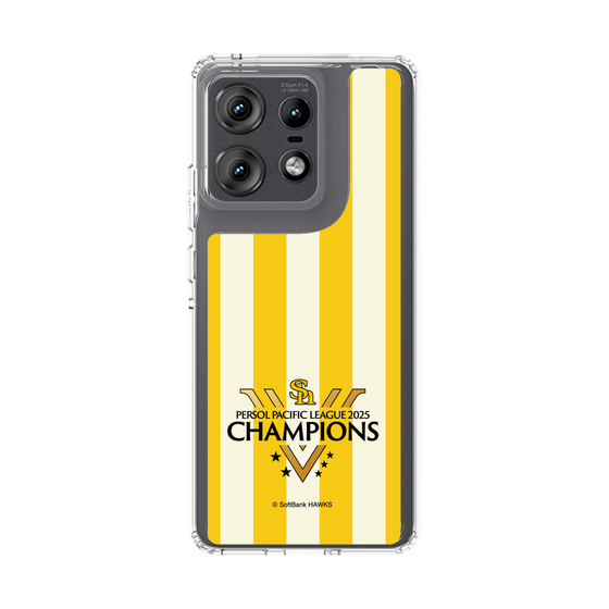 スリムプロテクションケース［ 福岡ソフトバンクホークス - PERSOL PACIFIC LEAGUE 2025 CHAMOIONS ロゴ - ストライプ ］