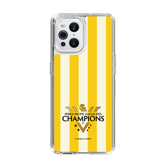 スリムプロテクションケース［ 福岡ソフトバンクホークス - PERSOL PACIFIC LEAGUE 2025 CHAMOIONS ロゴ - ストライプ ］