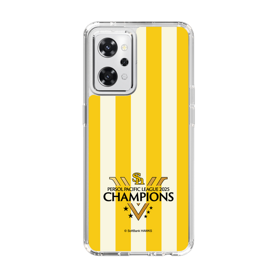 スリムプロテクションケース［ 福岡ソフトバンクホークス - PERSOL PACIFIC LEAGUE 2025 CHAMOIONS ロゴ - ストライプ ］