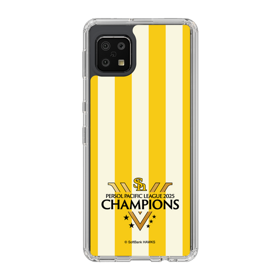 スリムプロテクションケース［ 福岡ソフトバンクホークス - PERSOL PACIFIC LEAGUE 2025 CHAMOIONS ロゴ - ストライプ ］
