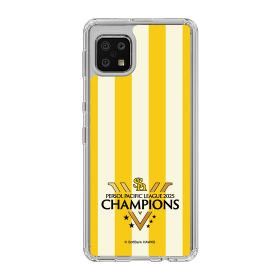 スリムプロテクションケース［ 福岡ソフトバンクホークス - PERSOL PACIFIC LEAGUE 2025 CHAMOIONS ロゴ - ストライプ ］