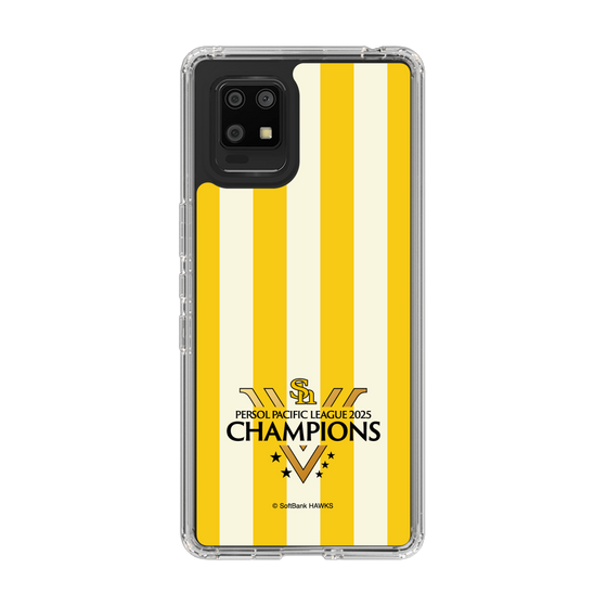 スリムプロテクションケース［ 福岡ソフトバンクホークス - PERSOL PACIFIC LEAGUE 2025 CHAMOIONS ロゴ - ストライプ ］
