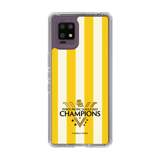 スリムプロテクションケース［ 福岡ソフトバンクホークス - PERSOL PACIFIC LEAGUE 2025 CHAMOIONS ロゴ - ストライプ ］