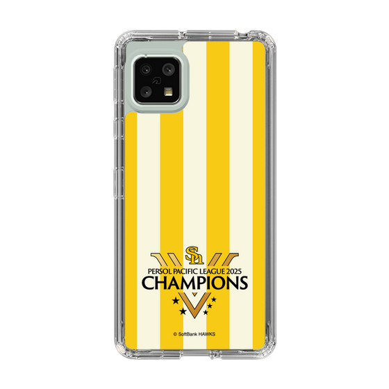 スリムプロテクションケース［ 福岡ソフトバンクホークス - PERSOL PACIFIC LEAGUE 2025 CHAMOIONS ロゴ - ストライプ ］
