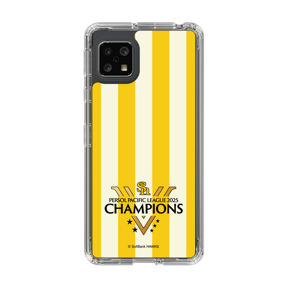 スリムプロテクションケース［ 福岡ソフトバンクホークス - PERSOL PACIFIC LEAGUE 2025 CHAMOIONS ロゴ - ストライプ ］