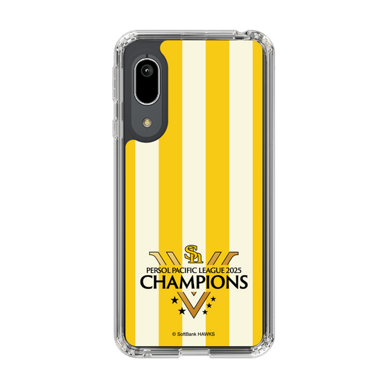 スリムプロテクションケース［ 福岡ソフトバンクホークス - PERSOL PACIFIC LEAGUE 2025 CHAMOIONS ロゴ - ストライプ ］