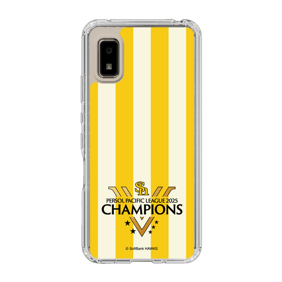 スリムプロテクションケース［ 福岡ソフトバンクホークス - PERSOL PACIFIC LEAGUE 2025 CHAMOIONS ロゴ - ストライプ ］
