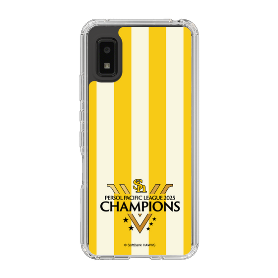 スリムプロテクションケース［ 福岡ソフトバンクホークス - PERSOL PACIFIC LEAGUE 2025 CHAMOIONS ロゴ - ストライプ ］