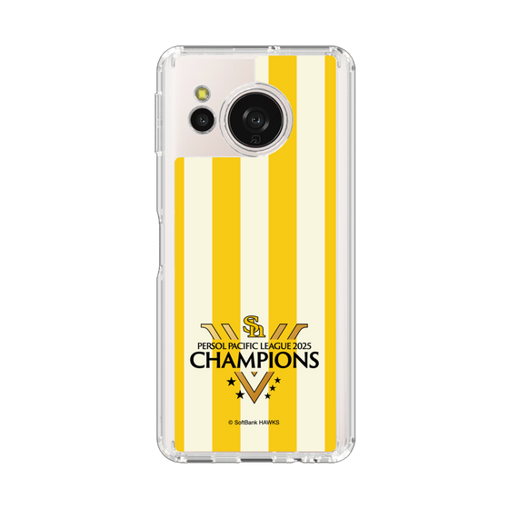 スリムプロテクションケース［ 福岡ソフトバンクホークス - PERSOL PACIFIC LEAGUE 2025 CHAMOIONS ロゴ - ストライプ ］