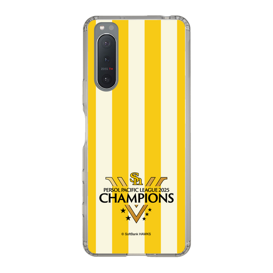 スリムプロテクションケース［ 福岡ソフトバンクホークス - PERSOL PACIFIC LEAGUE 2025 CHAMOIONS ロゴ - ストライプ ］