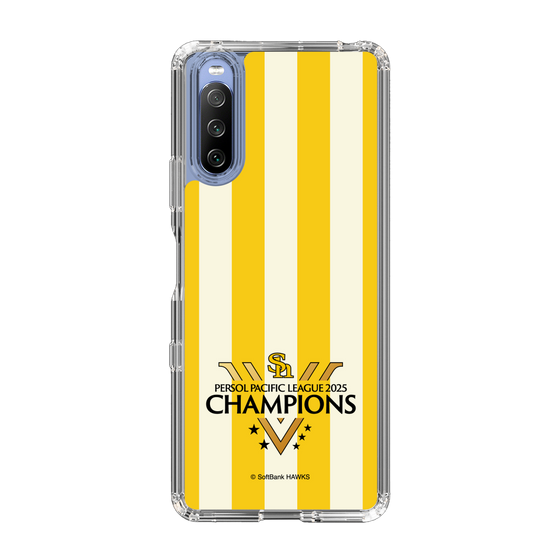 スリムプロテクションケース［ 福岡ソフトバンクホークス - PERSOL PACIFIC LEAGUE 2025 CHAMOIONS ロゴ - ストライプ ］