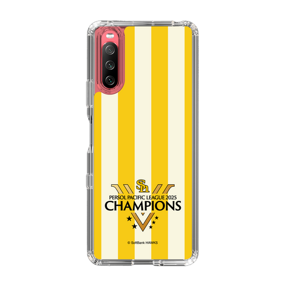 スリムプロテクションケース［ 福岡ソフトバンクホークス - PERSOL PACIFIC LEAGUE 2025 CHAMOIONS ロゴ - ストライプ ］