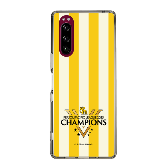 スリムプロテクションケース［ 福岡ソフトバンクホークス - PERSOL PACIFIC LEAGUE 2025 CHAMOIONS ロゴ - ストライプ ］