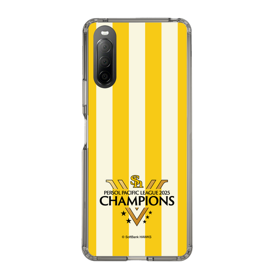 スリムプロテクションケース［ 福岡ソフトバンクホークス - PERSOL PACIFIC LEAGUE 2025 CHAMOIONS ロゴ - ストライプ ］