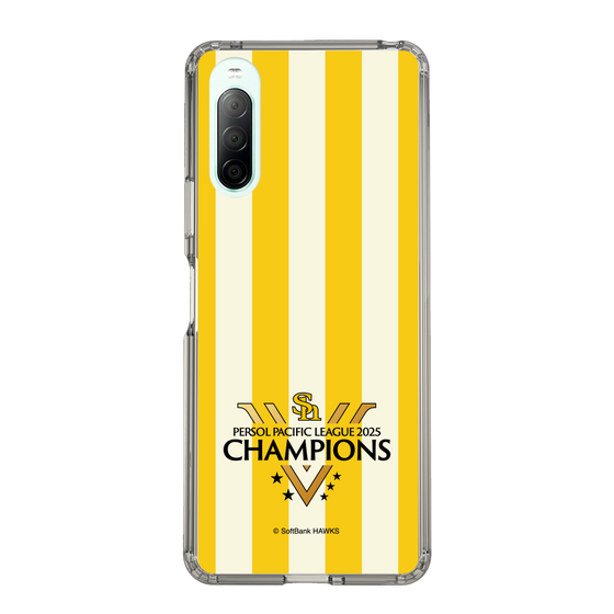 スリムプロテクションケース［ 福岡ソフトバンクホークス - PERSOL PACIFIC LEAGUE 2025 CHAMOIONS ロゴ - ストライプ ］