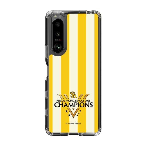 スリムプロテクションケース［ 福岡ソフトバンクホークス - PERSOL PACIFIC LEAGUE 2025 CHAMOIONS ロゴ - ストライプ ］