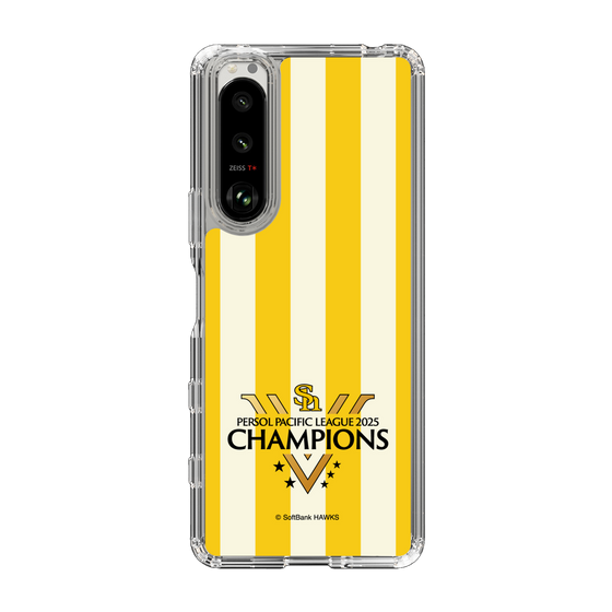 スリムプロテクションケース［ 福岡ソフトバンクホークス - PERSOL PACIFIC LEAGUE 2025 CHAMOIONS ロゴ - ストライプ ］