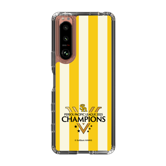 スリムプロテクションケース［ 福岡ソフトバンクホークス - PERSOL PACIFIC LEAGUE 2025 CHAMOIONS ロゴ - ストライプ ］