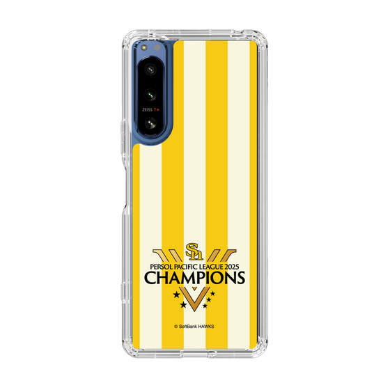 スリムプロテクションケース［ 福岡ソフトバンクホークス - PERSOL PACIFIC LEAGUE 2025 CHAMOIONS ロゴ - ストライプ ］