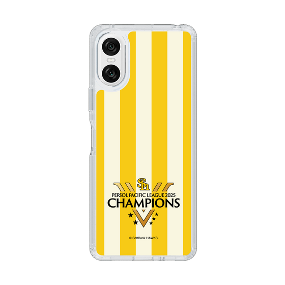 スリムプロテクションケース［ 福岡ソフトバンクホークス - PERSOL PACIFIC LEAGUE 2025 CHAMOIONS ロゴ - ストライプ ］