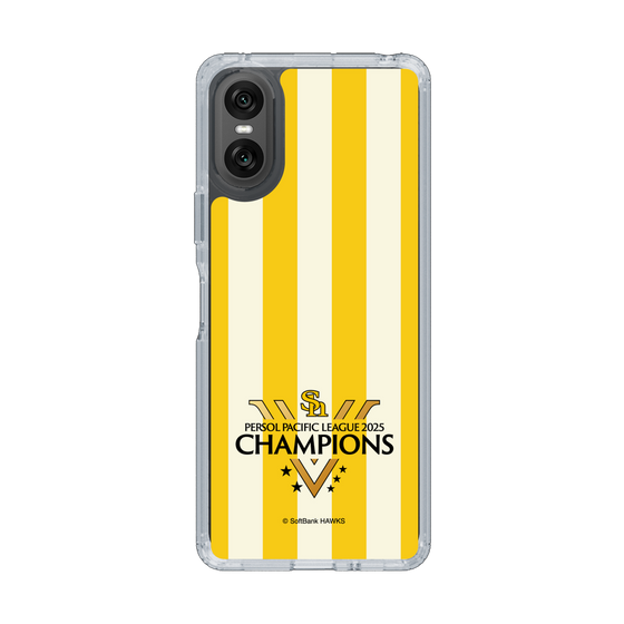 スリムプロテクションケース［ 福岡ソフトバンクホークス - PERSOL PACIFIC LEAGUE 2025 CHAMOIONS ロゴ - ストライプ ］
