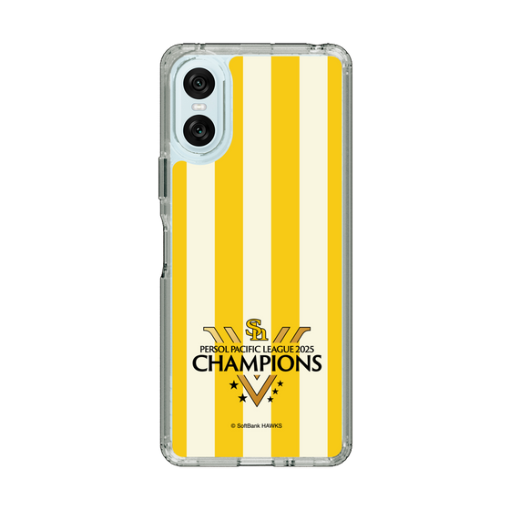 スリムプロテクションケース［ 福岡ソフトバンクホークス - PERSOL PACIFIC LEAGUE 2025 CHAMOIONS ロゴ - ストライプ ］