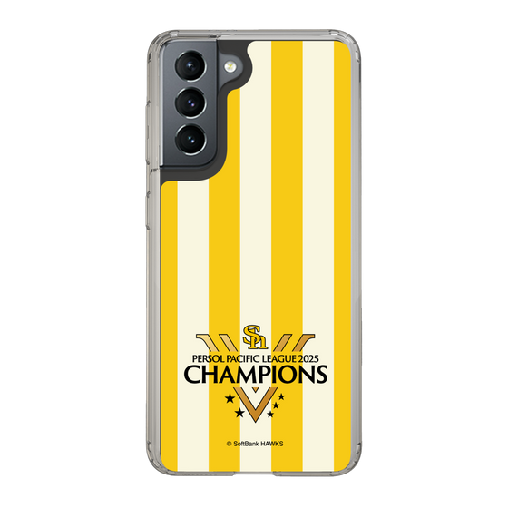 スリムプロテクションケース［ 福岡ソフトバンクホークス - PERSOL PACIFIC LEAGUE 2025 CHAMOIONS ロゴ - ストライプ ］