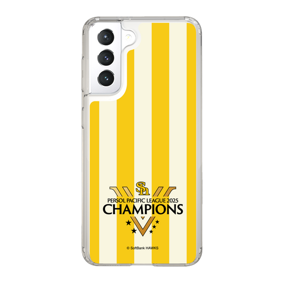 スリムプロテクションケース［ 福岡ソフトバンクホークス - PERSOL PACIFIC LEAGUE 2025 CHAMOIONS ロゴ - ストライプ ］