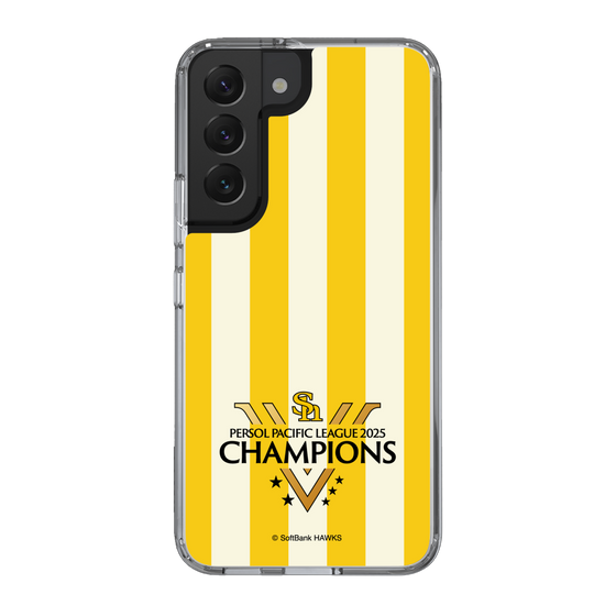 スリムプロテクションケース［ 福岡ソフトバンクホークス - PERSOL PACIFIC LEAGUE 2025 CHAMOIONS ロゴ - ストライプ ］