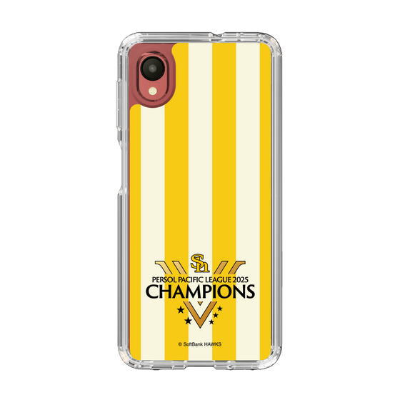 スリムプロテクションケース［ 福岡ソフトバンクホークス - PERSOL PACIFIC LEAGUE 2025 CHAMOIONS ロゴ - ストライプ ］