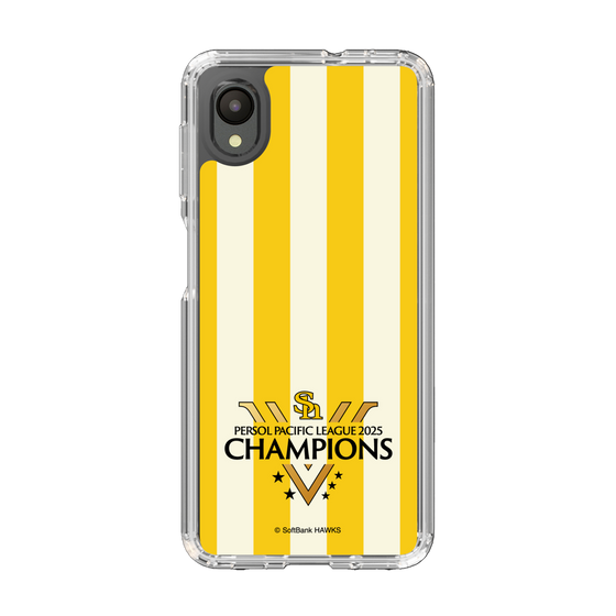 スリムプロテクションケース［ 福岡ソフトバンクホークス - PERSOL PACIFIC LEAGUE 2025 CHAMOIONS ロゴ - ストライプ ］