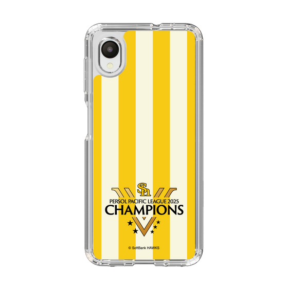 スリムプロテクションケース［ 福岡ソフトバンクホークス - PERSOL PACIFIC LEAGUE 2025 CHAMOIONS ロゴ - ストライプ ］